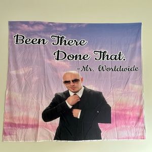 Pitbull “Been There, Done That” Tapestry
